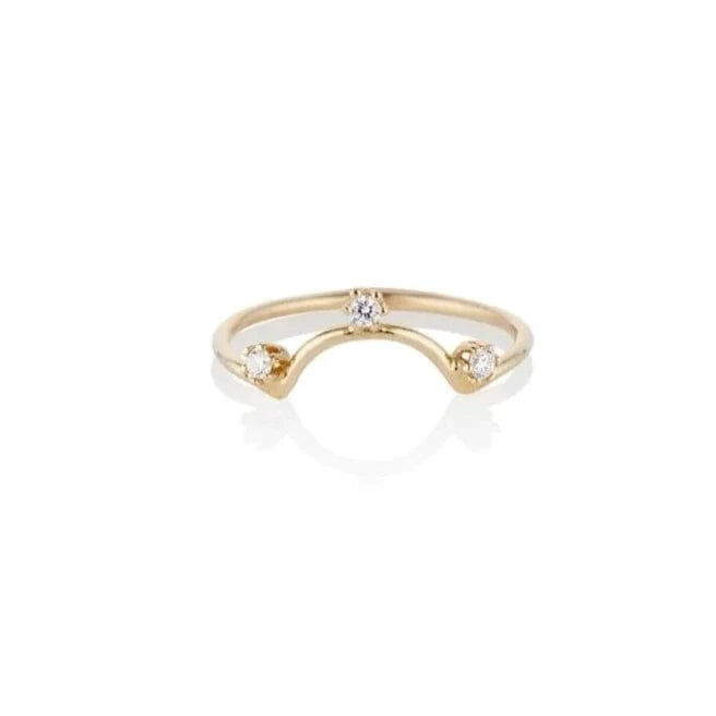 Charlie and Marcelle RINGS Trinity Diamond Crown Ring