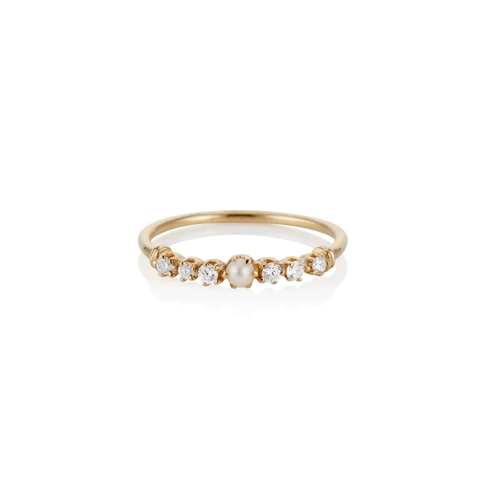 Charlie and Marcelle RINGS Twinkle Pearl and Diamond Ring