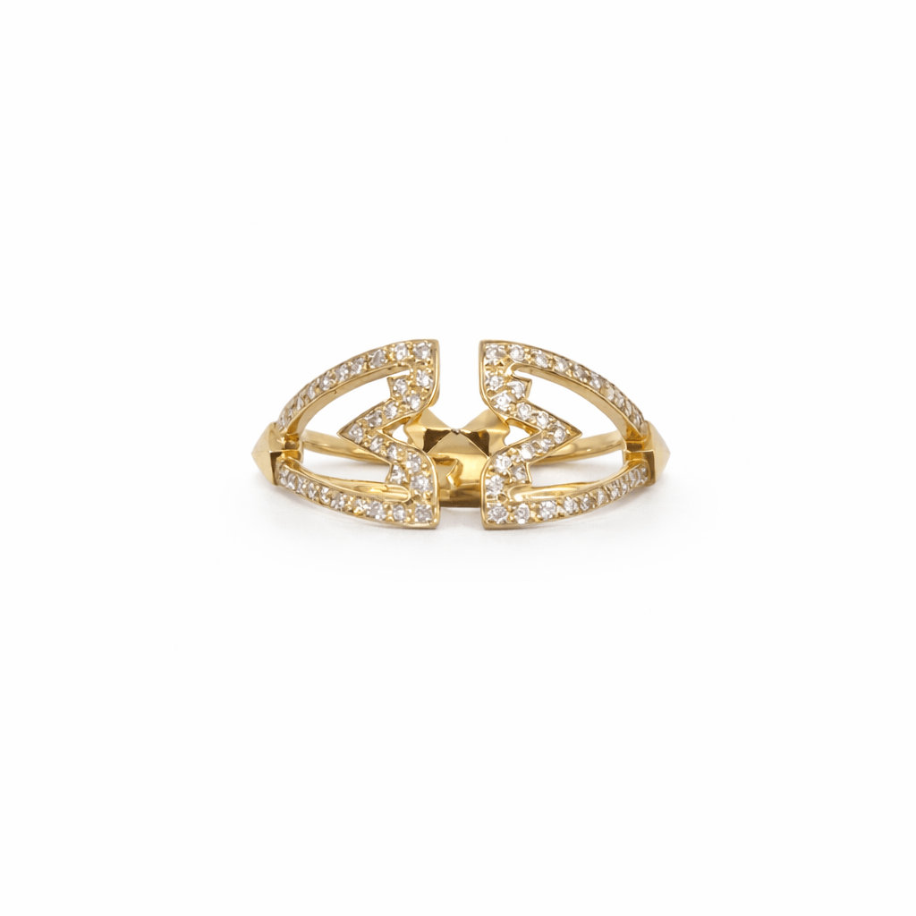 Reign RINGS Vajra Diamond Crown Cage Ring