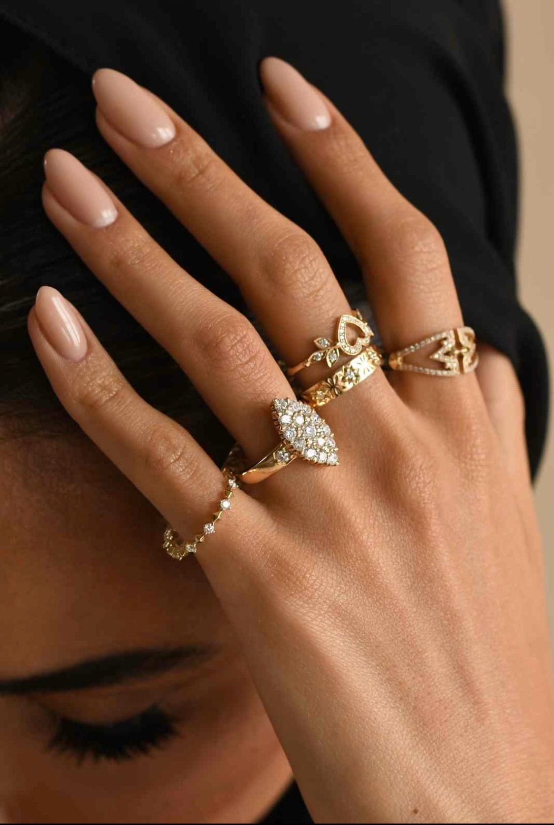 Reign RINGS Vajra Diamond Heart Ring