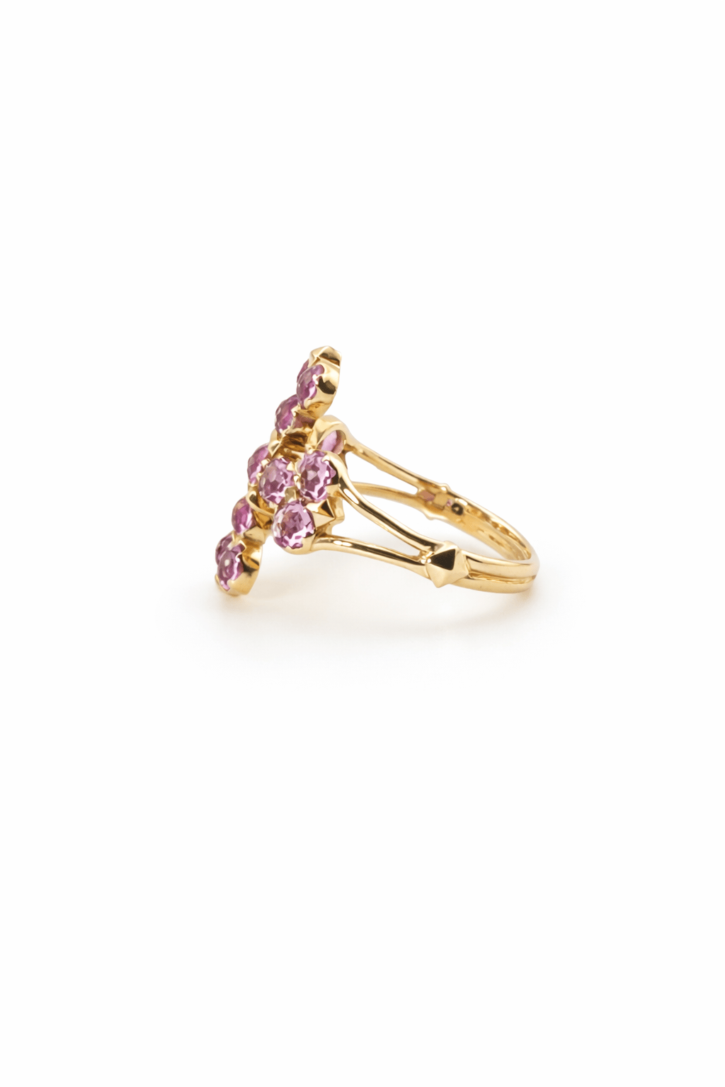 Reign Los Angeles RINGS Vajra Light Pink Sapphire Prayer Ring