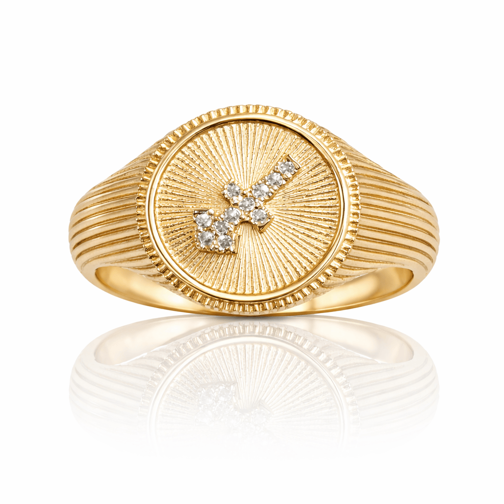 Curated Los Angeles RINGS Sagittarius - November 22-December 21 / 5 Zodiac Signet Ring