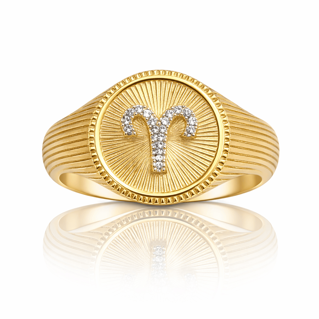 Curated Los Angeles RINGS Zodiac Signet Ring