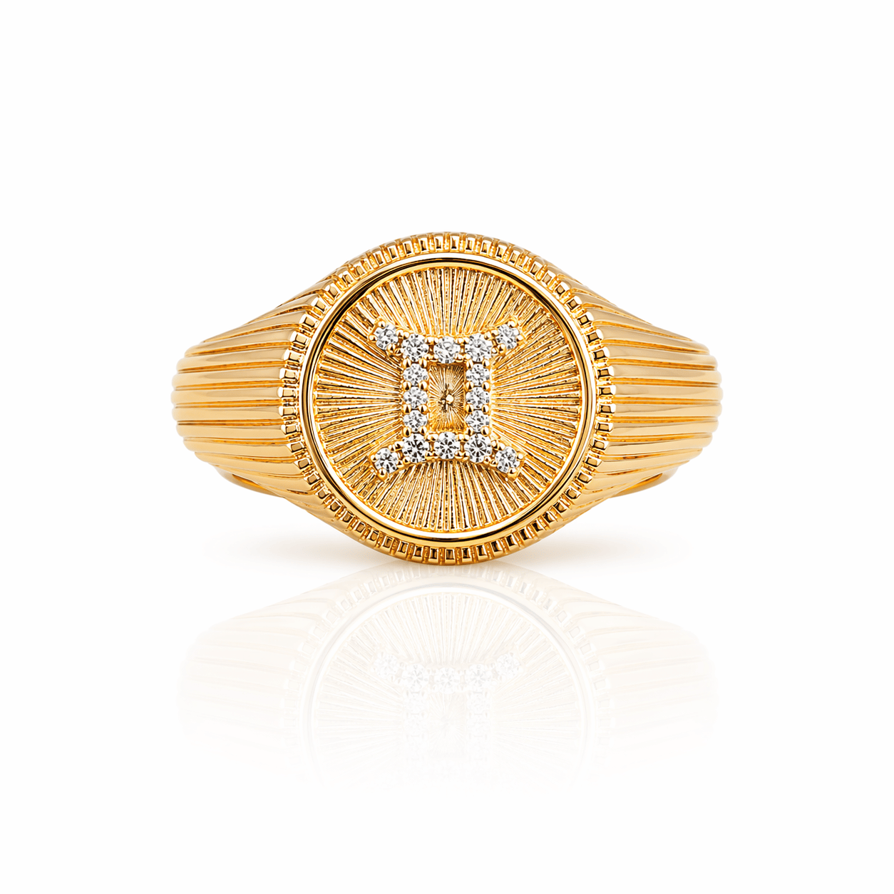 Curated Los Angeles RINGS Gemini - May 21-June 20 / 5 Zodiac Signet Ring