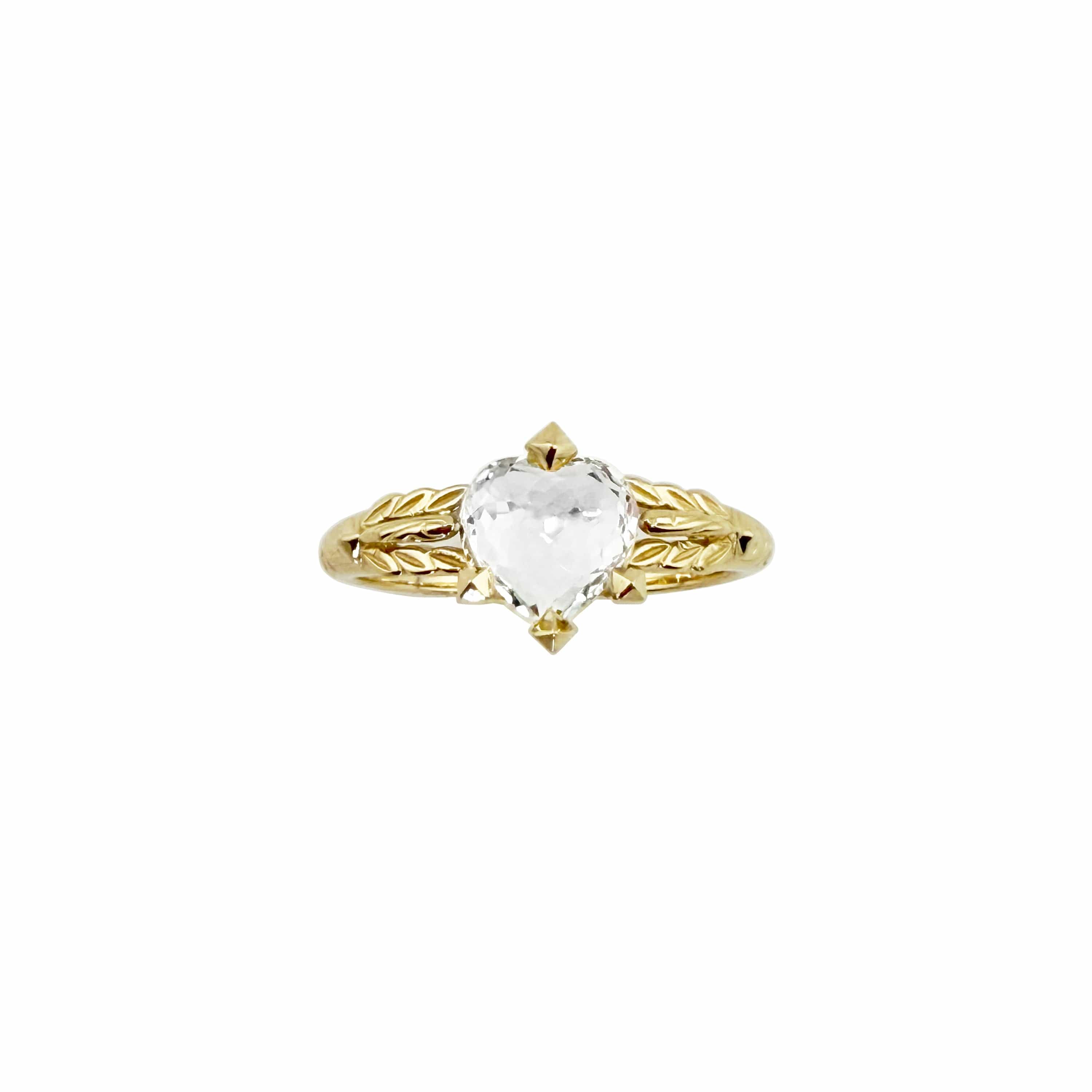 Reign Los Angeles Vajra Vintage Heart Ring