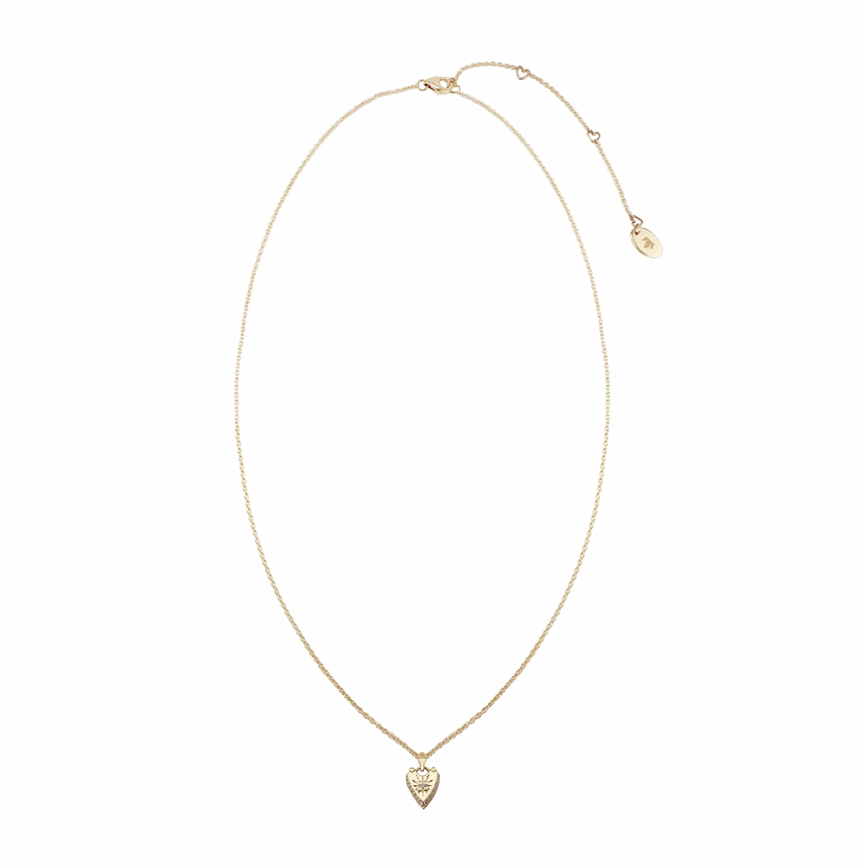 Reign Los Angeles Virasat Forever Vintage Heart Necklace