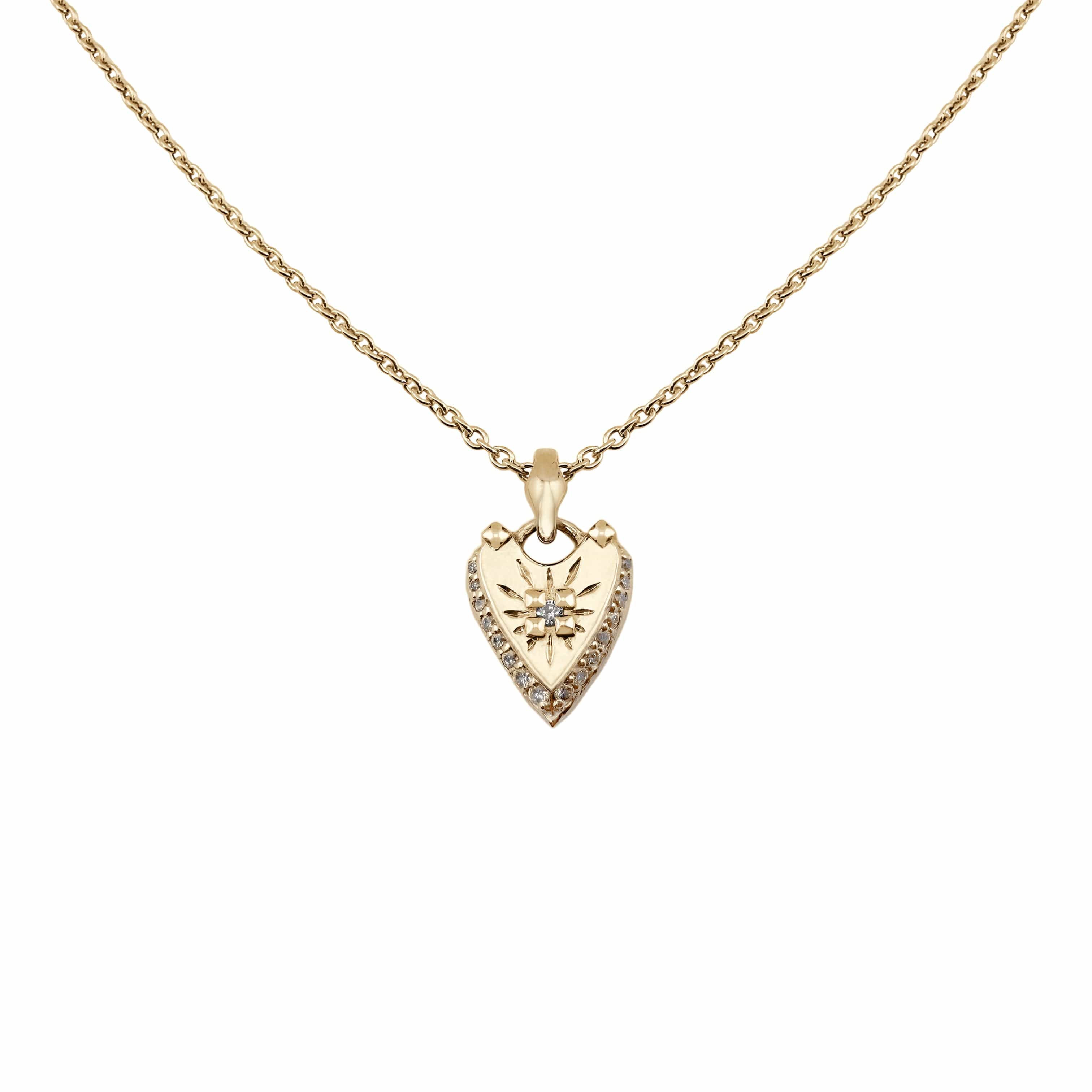 Reign Los Angeles Virasat Forever Vintage Heart Necklace