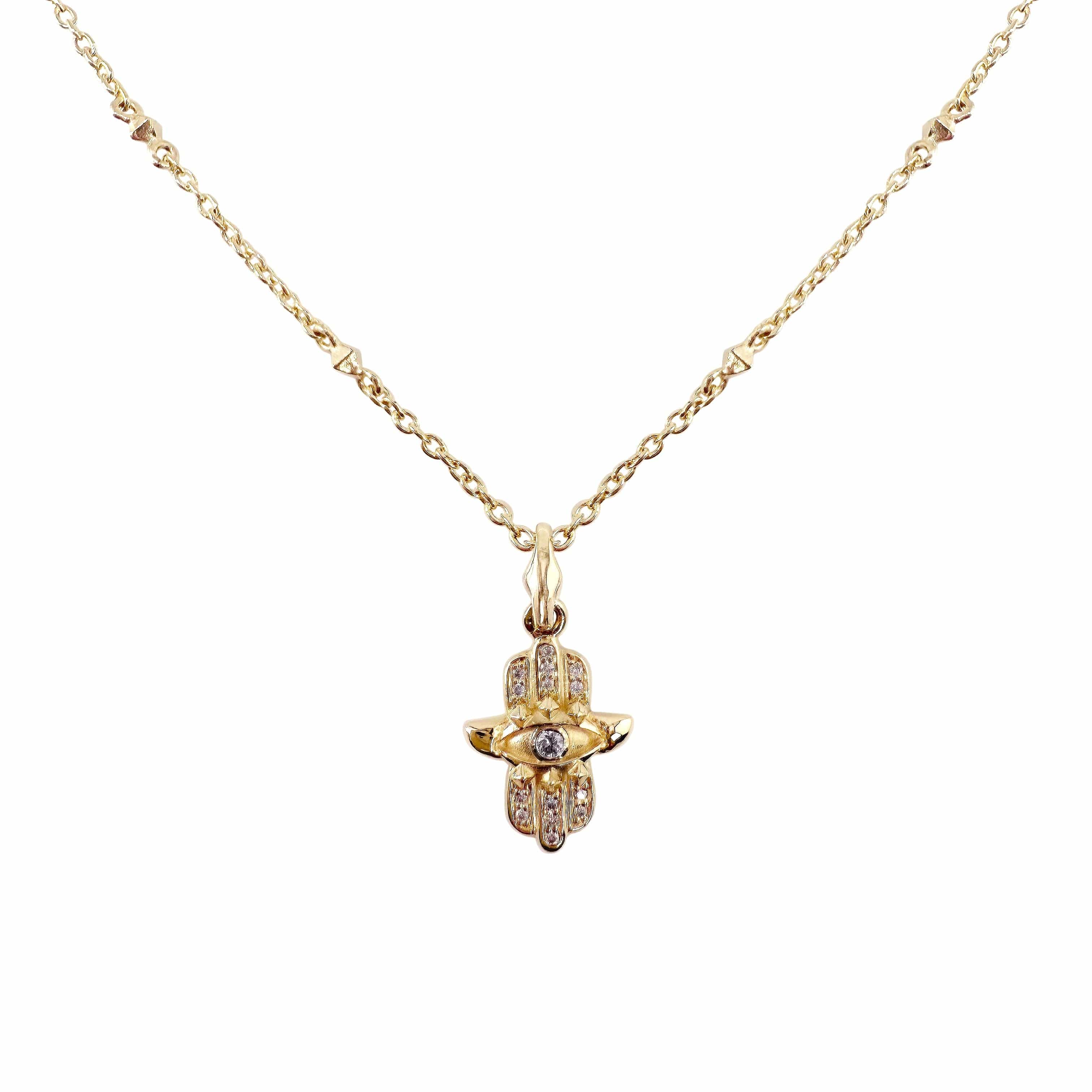 Reign Los Angeles Virasat Hamsa Necklace
