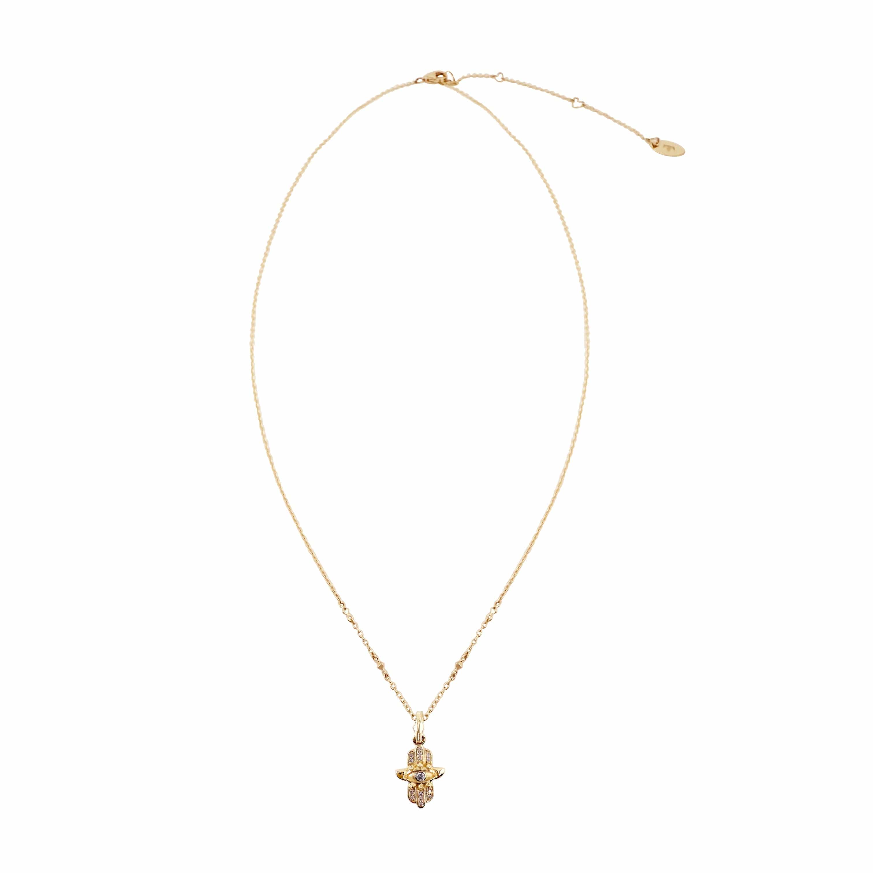 Reign Los Angeles Virasat Hamsa Necklace