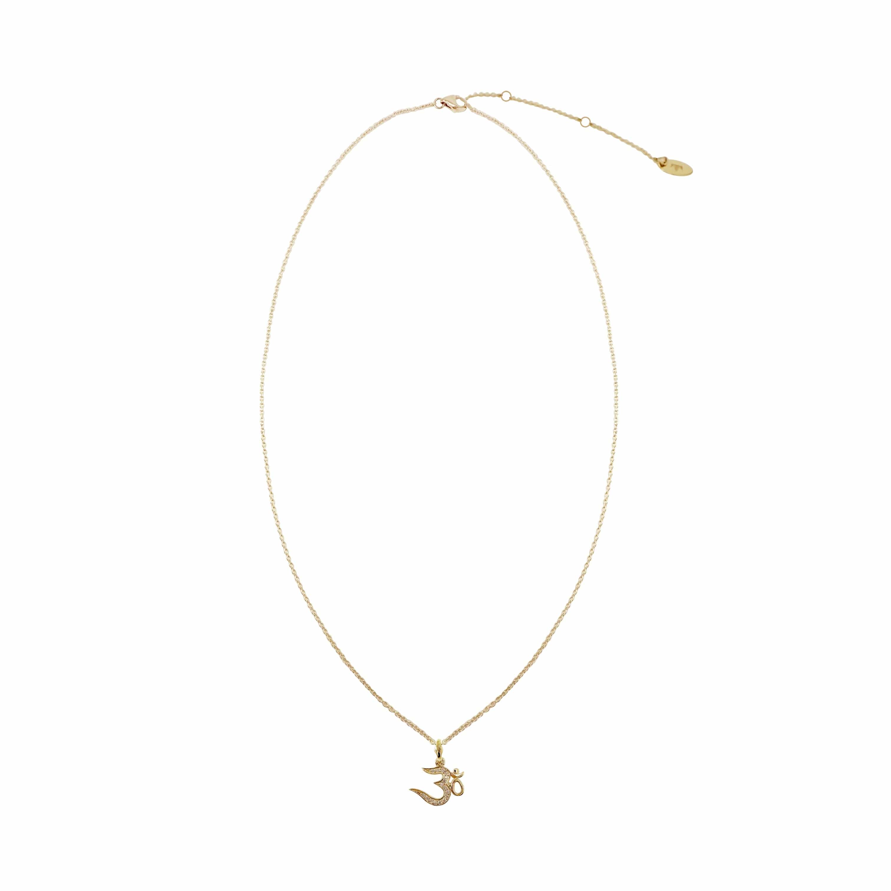 Reign Los Angeles Virasat Pave Om Necklace