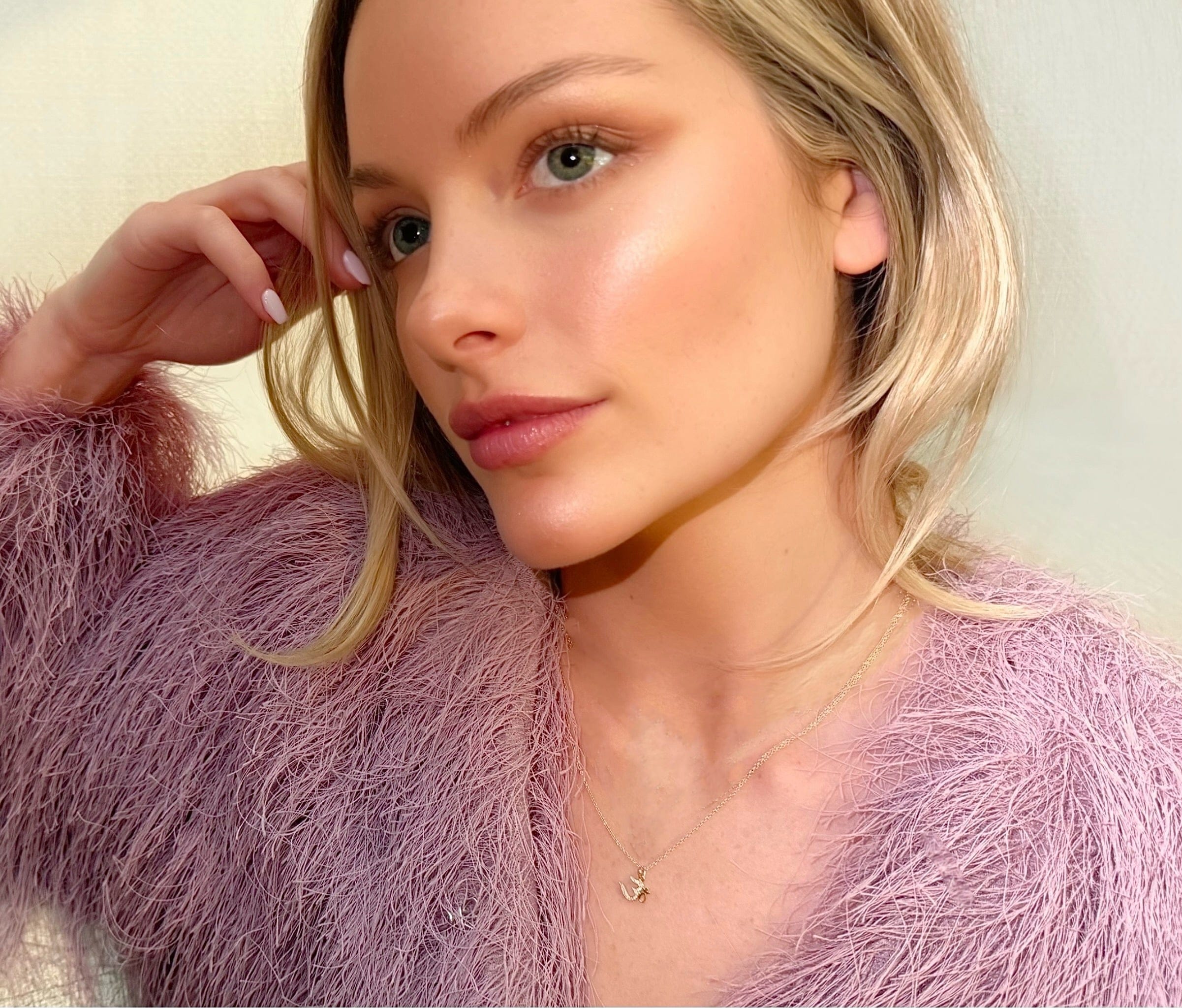 Reign Los Angeles Virasat Pave Om Necklace