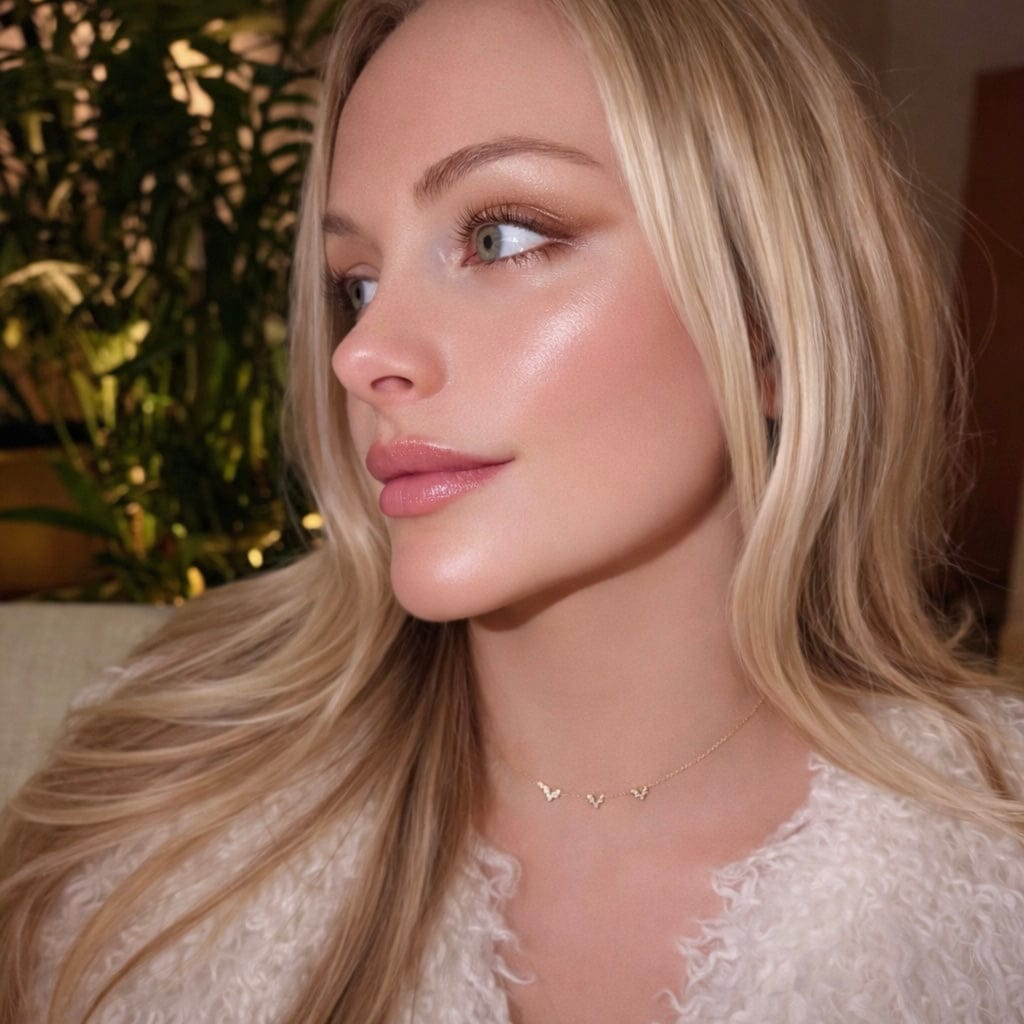 Reign Los Angeles Virasat Three Crown Station Necklace