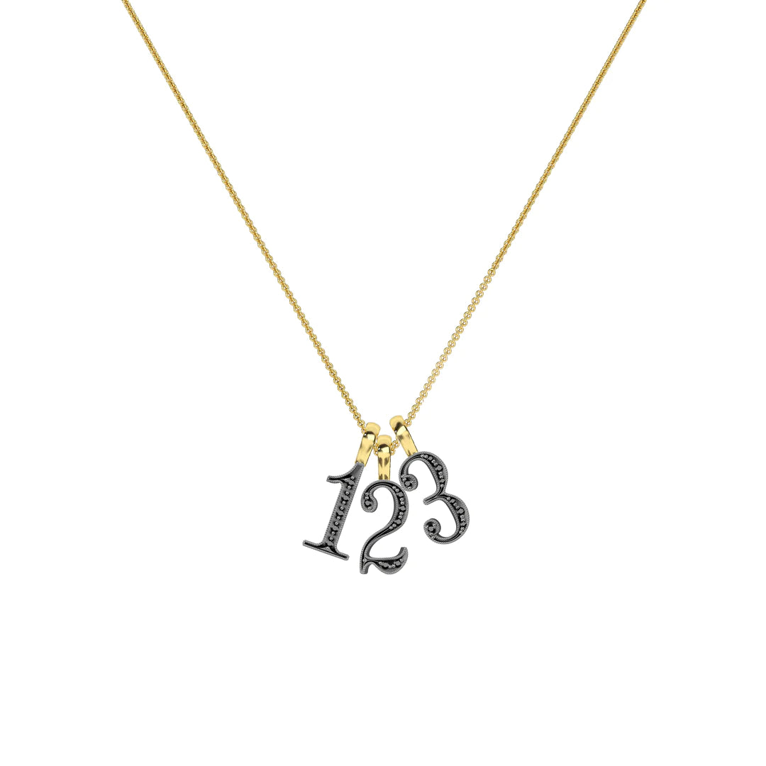 Lucky Number 1 Charm Pendant