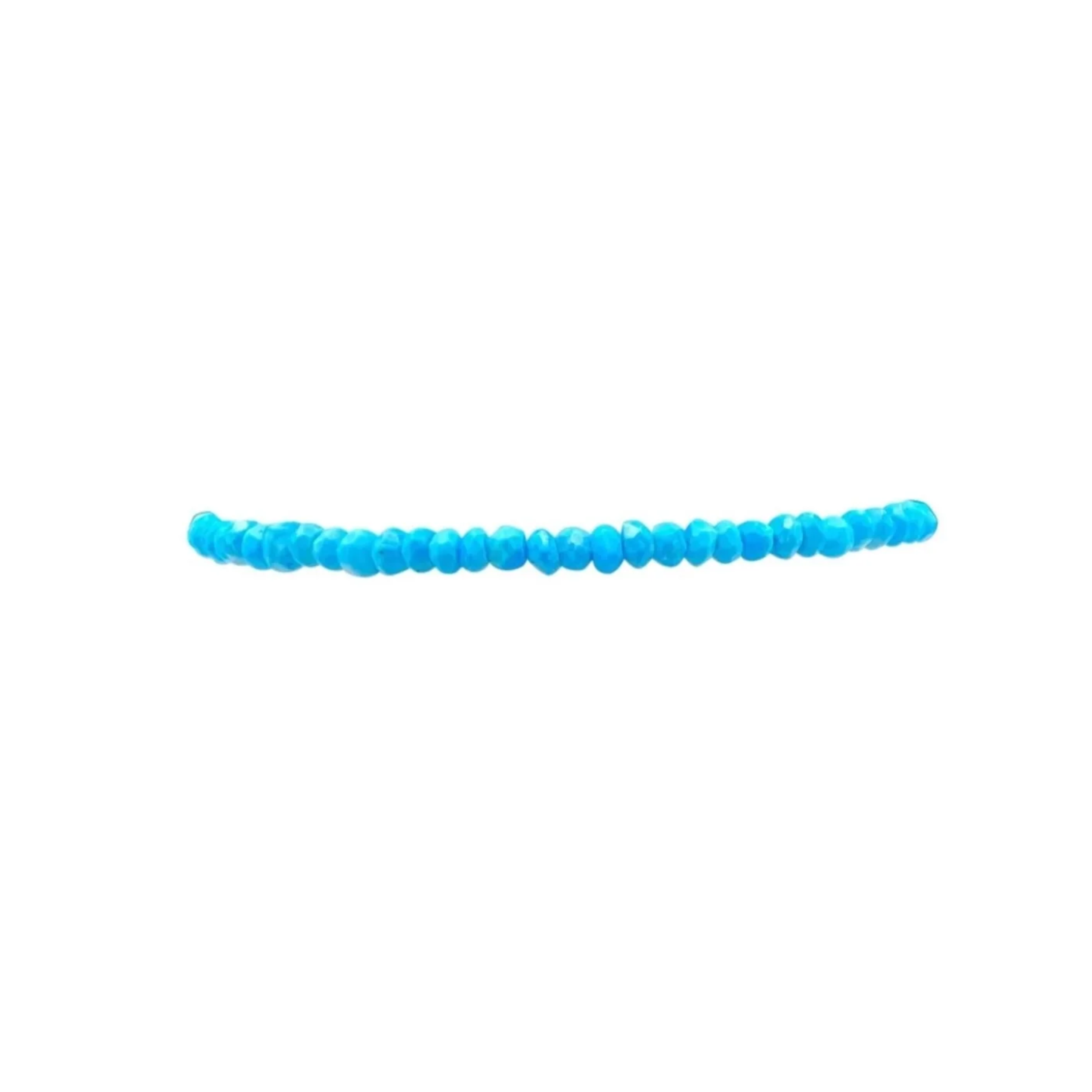 Turquoise 2mm Bead Bracelet by Karen Lazar