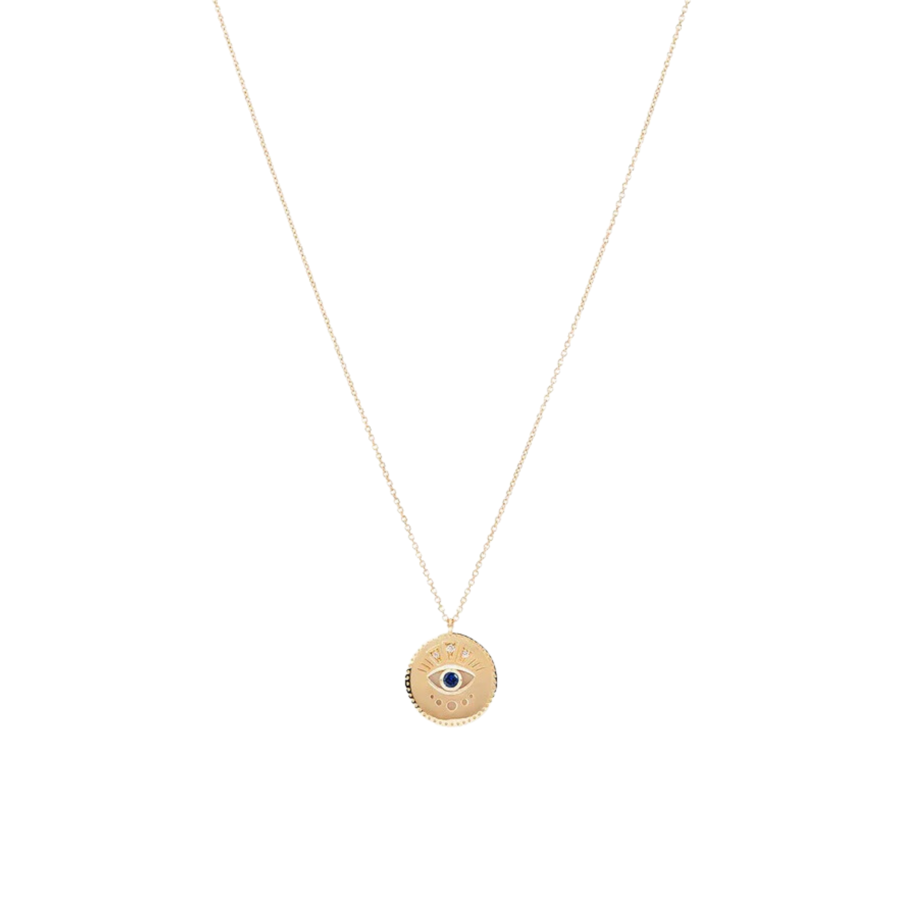 Eternal Gaze Evil Eye Pendant Necklace