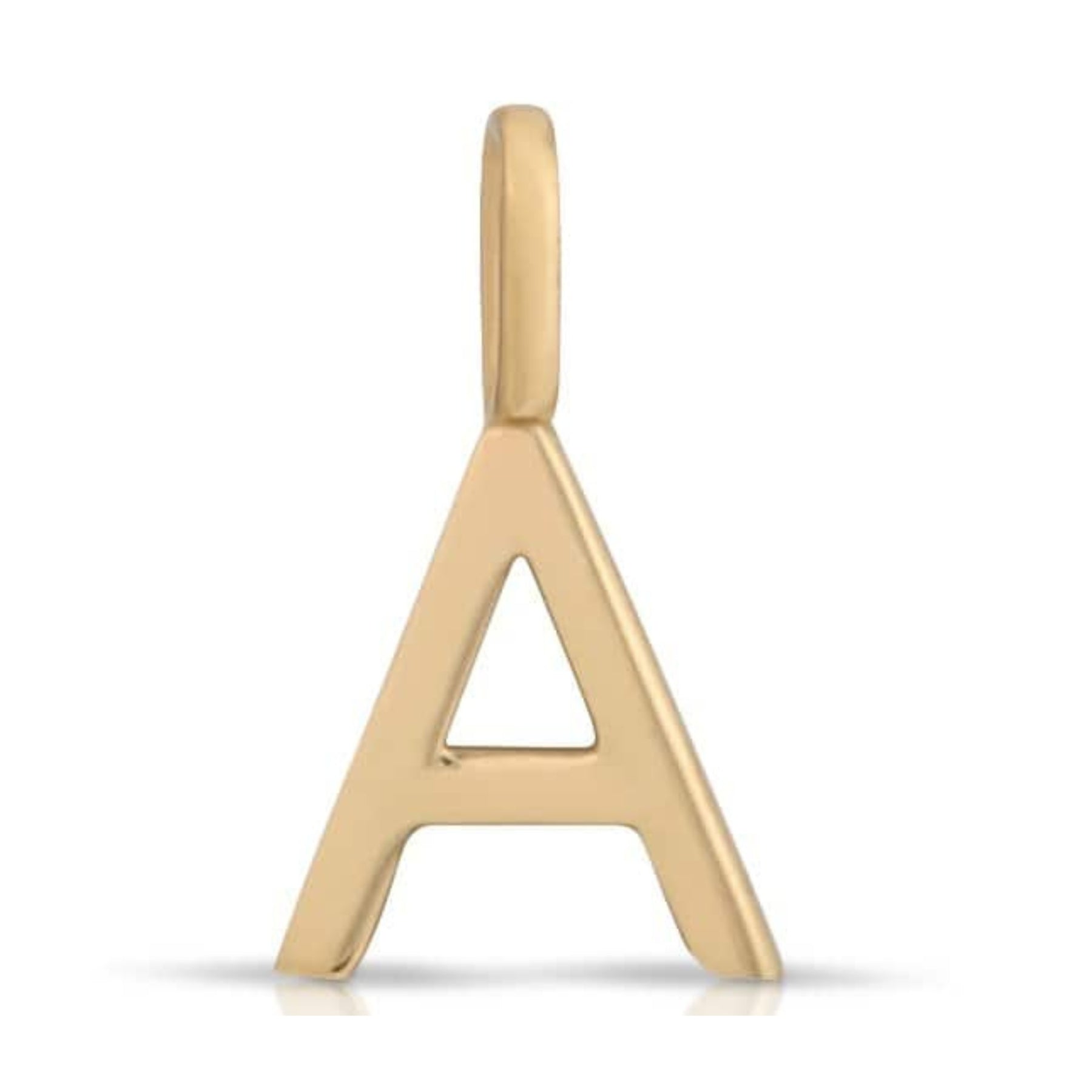 Yellow Gold Initial Charm