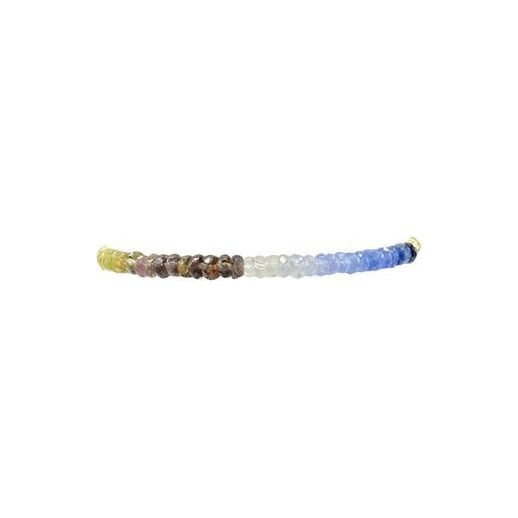 2mm River Ombre Gemstone Beaded Bracelet