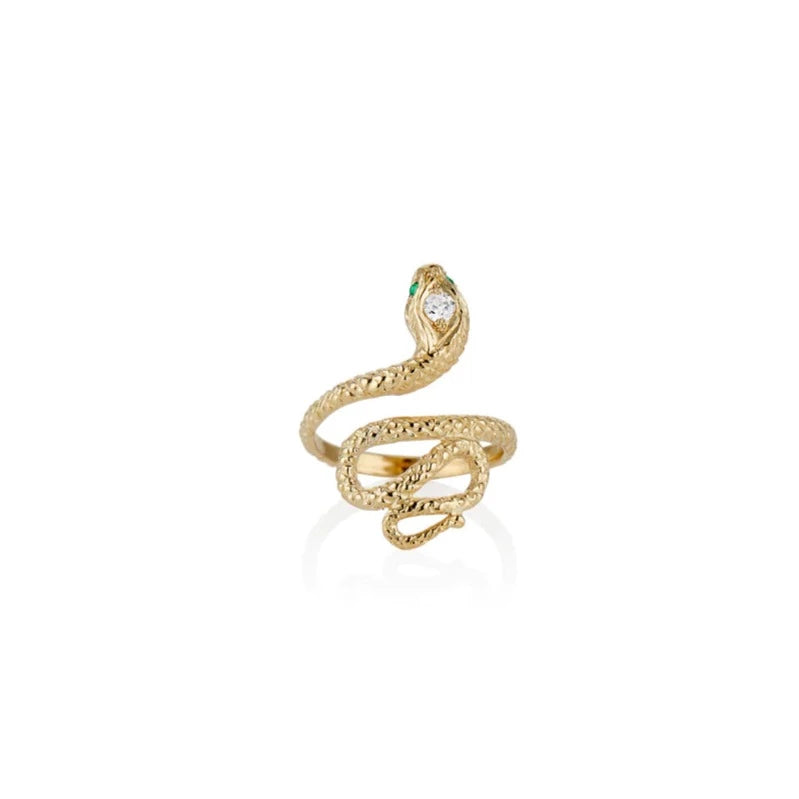 Golden Serpent Ring