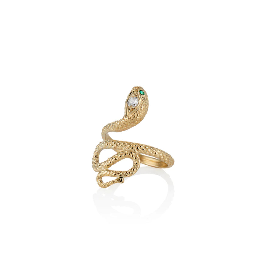 Golden Serpent Ring