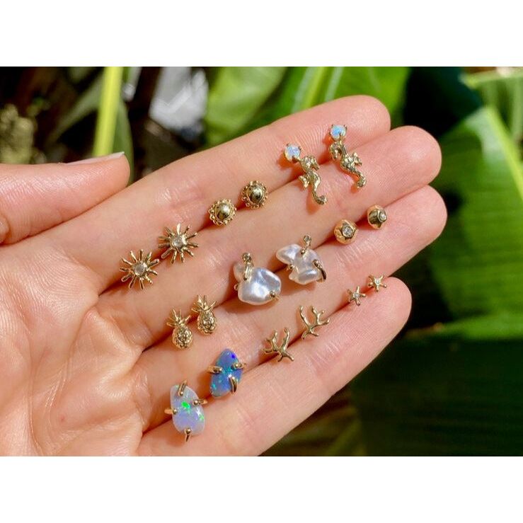 Coral Branch Studs