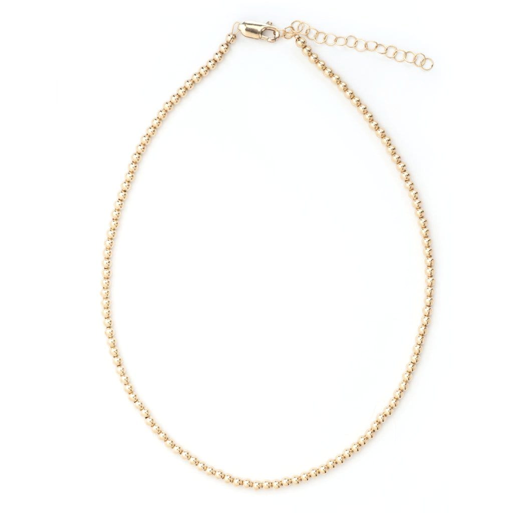 Classic Gold Bead Karen Lazar Necklace - Curated Los Angeles