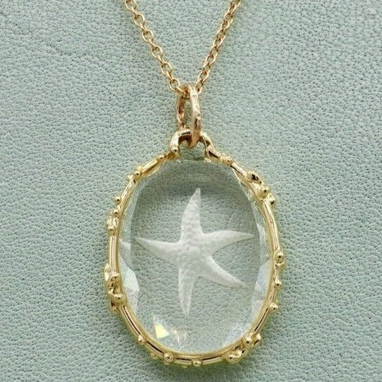 Starfish Reverse Quartz Intaglio
