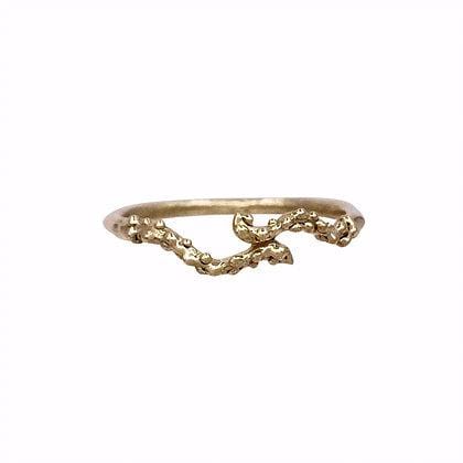 Yellow Gold Sea Creature Stacking Ring