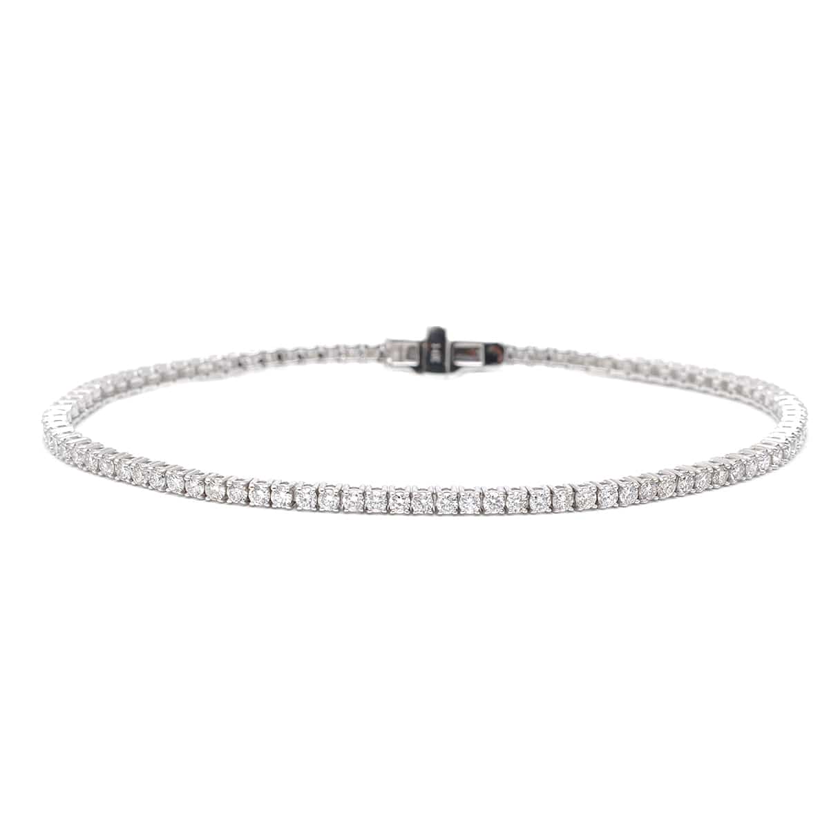 CLA BRACELETS 14K Round Cut Diamond Tennis Bracelet