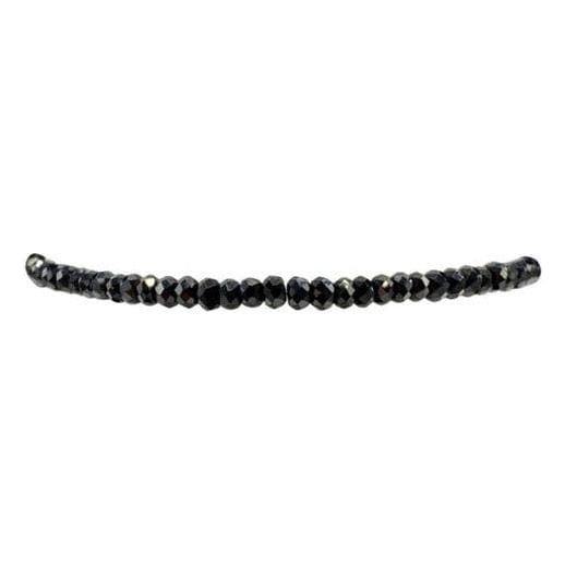 Karen Lazar BRACELETS 2mm Black Spinel Gemstone Beaded Bracelet
