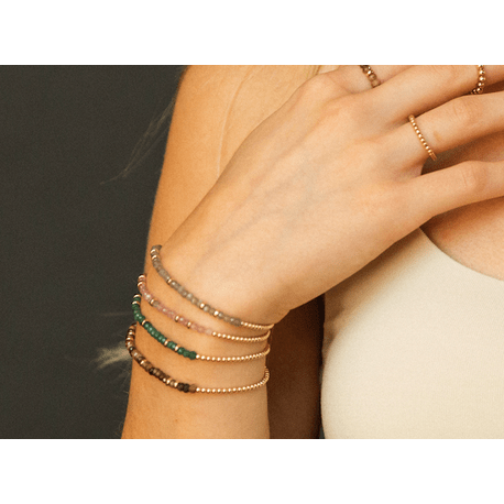 Karen Lazar BRACELETS 2mm Idosolite Bracelet with Rondelles