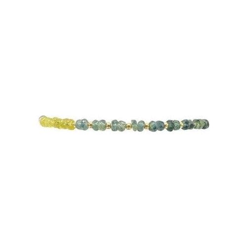 Karen Lazar BRACELETS 2mm Laguna Sapphire Gemstone Ombre Pattern Beaded Bracelet