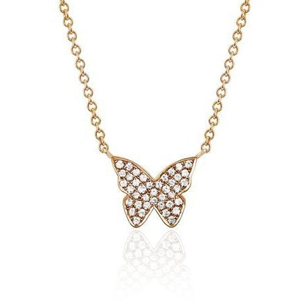 Luxury Diamond Necklace Happy Butterfly X Mariah Carey | Chopard®  818536-1001