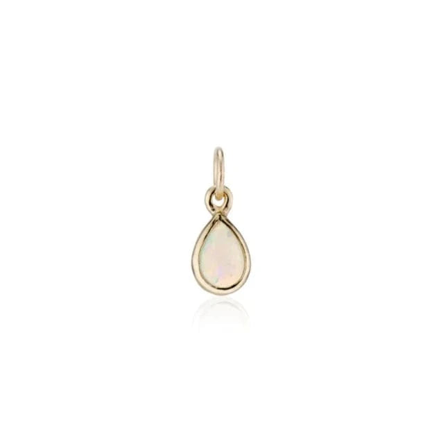 Charlie and Marcelle CHARMS Delicate Australian Opal Teardrop Charm