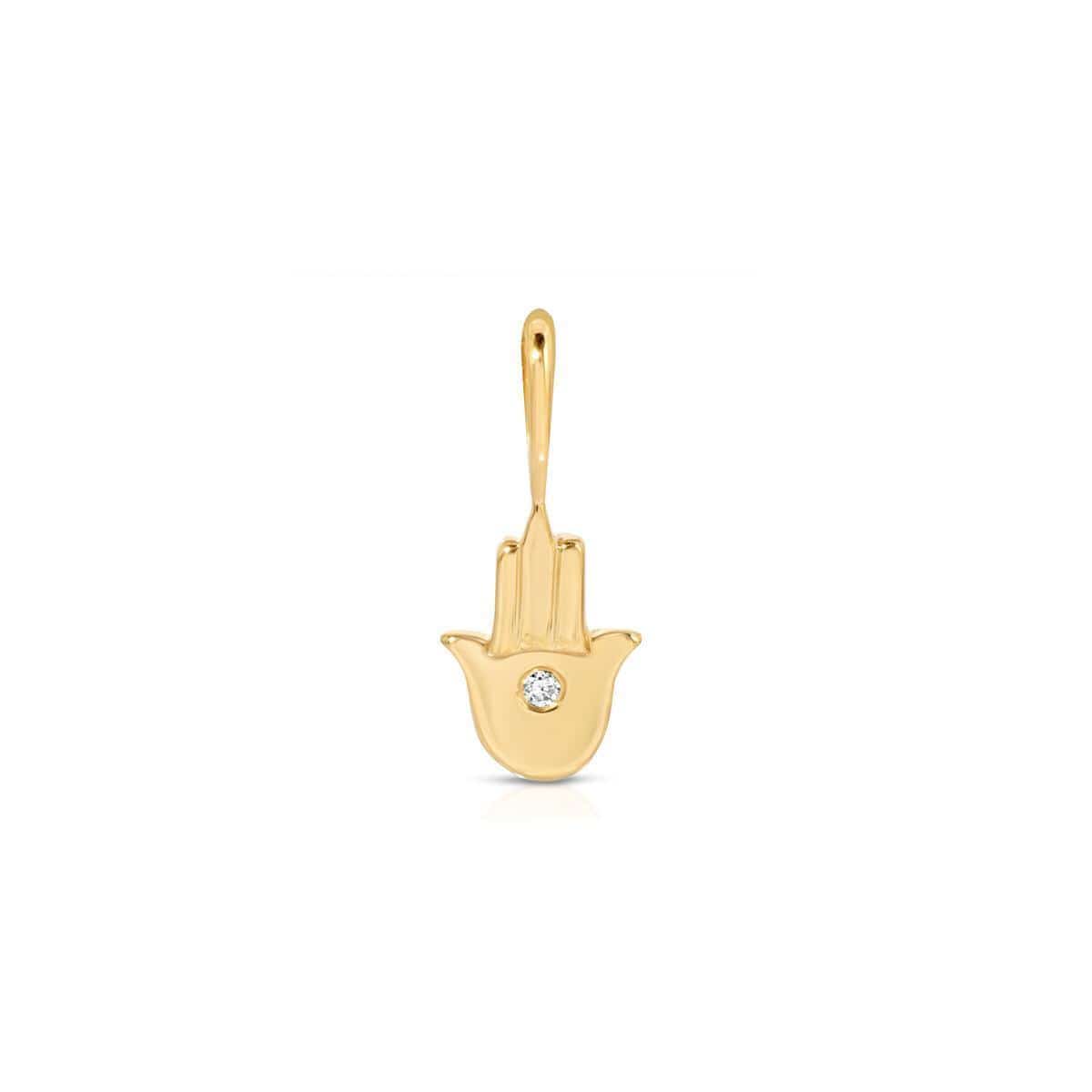 CLA CHARMS Diamond Hamsa Charm