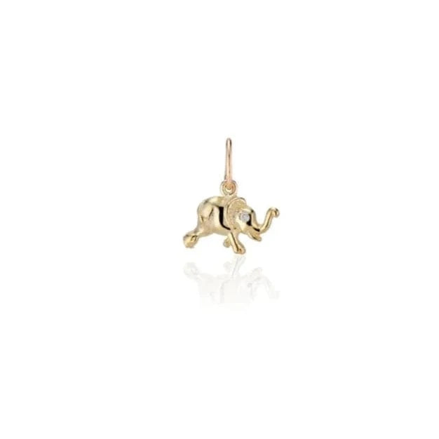 Charlie and Marcelle CHARMS Little Elephant with Diamond Charm