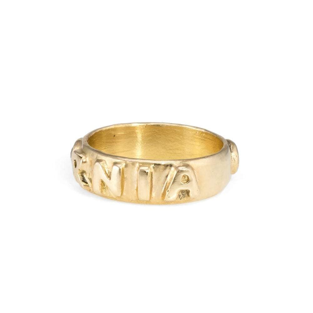 California Gold Diamond Ring