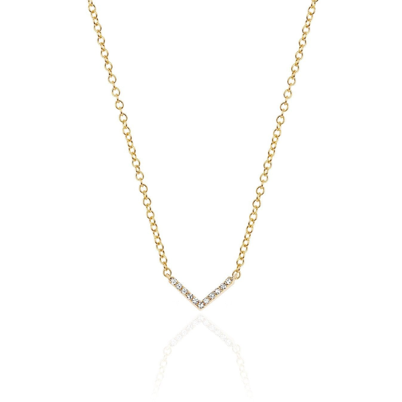 Diamond Chevron Necklace