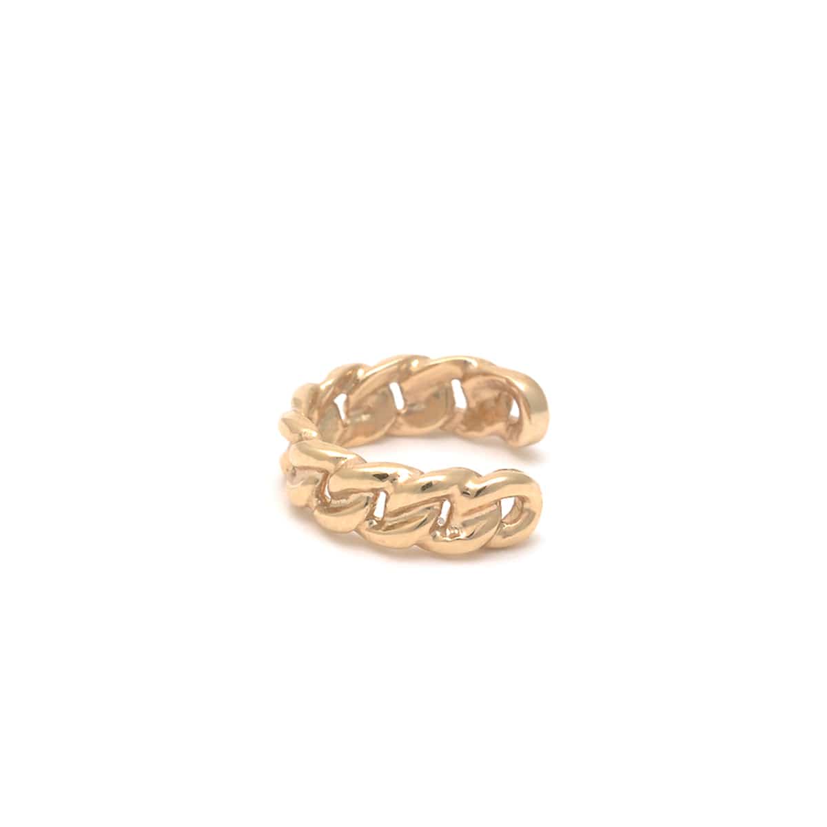 Amazing Grace EAR CUFF 14K Gold Curb Link Ear Cuff
