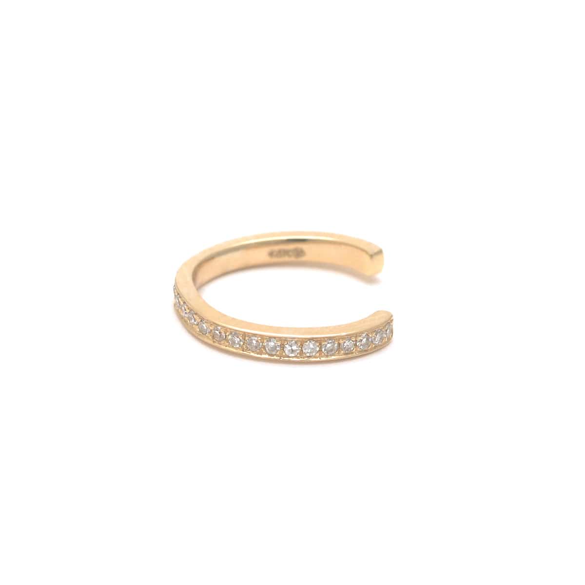 Amazing Grace EAR CUFF French Pave Diamond Ear Cuff 14K