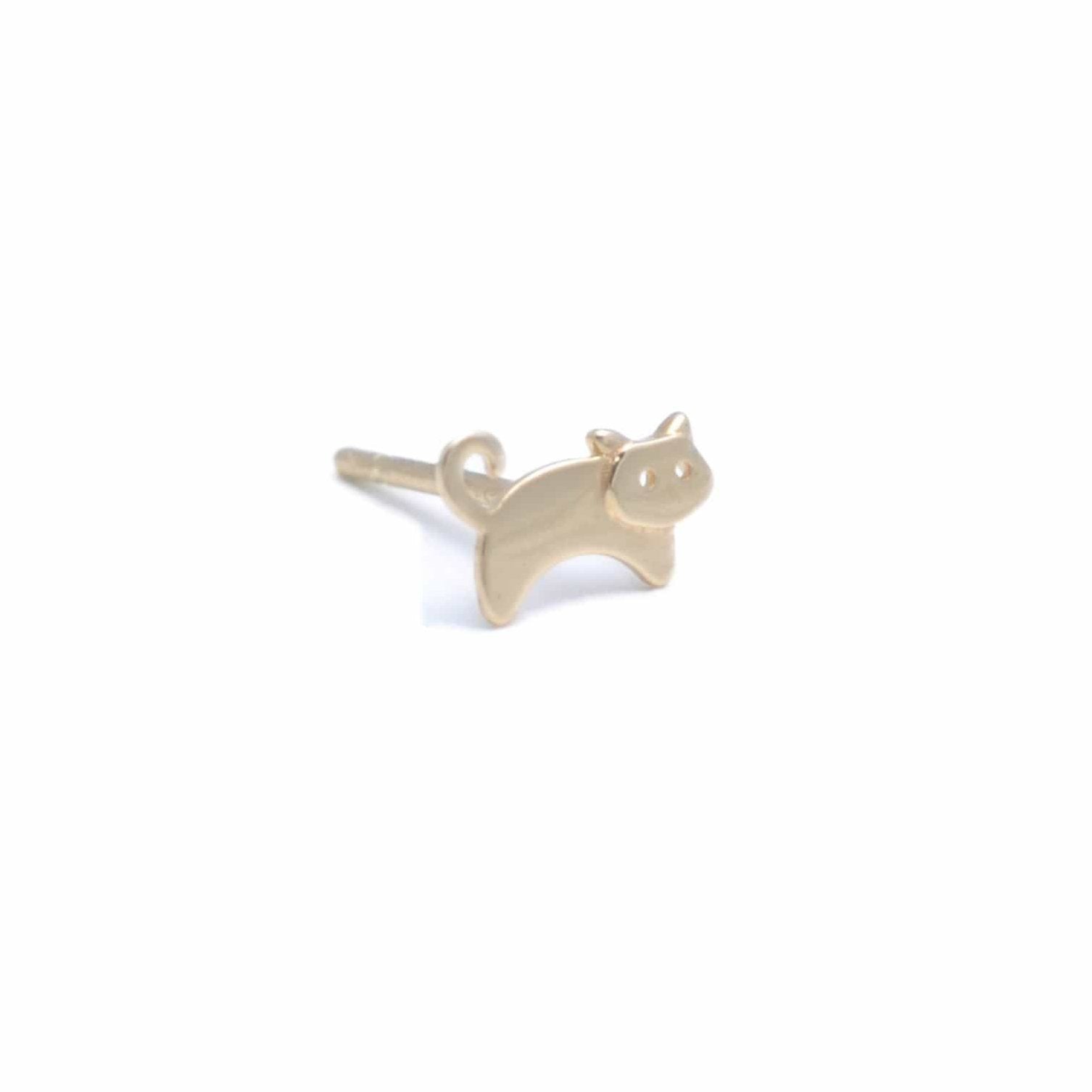CLA EARRINGS Cat Stud Earrings