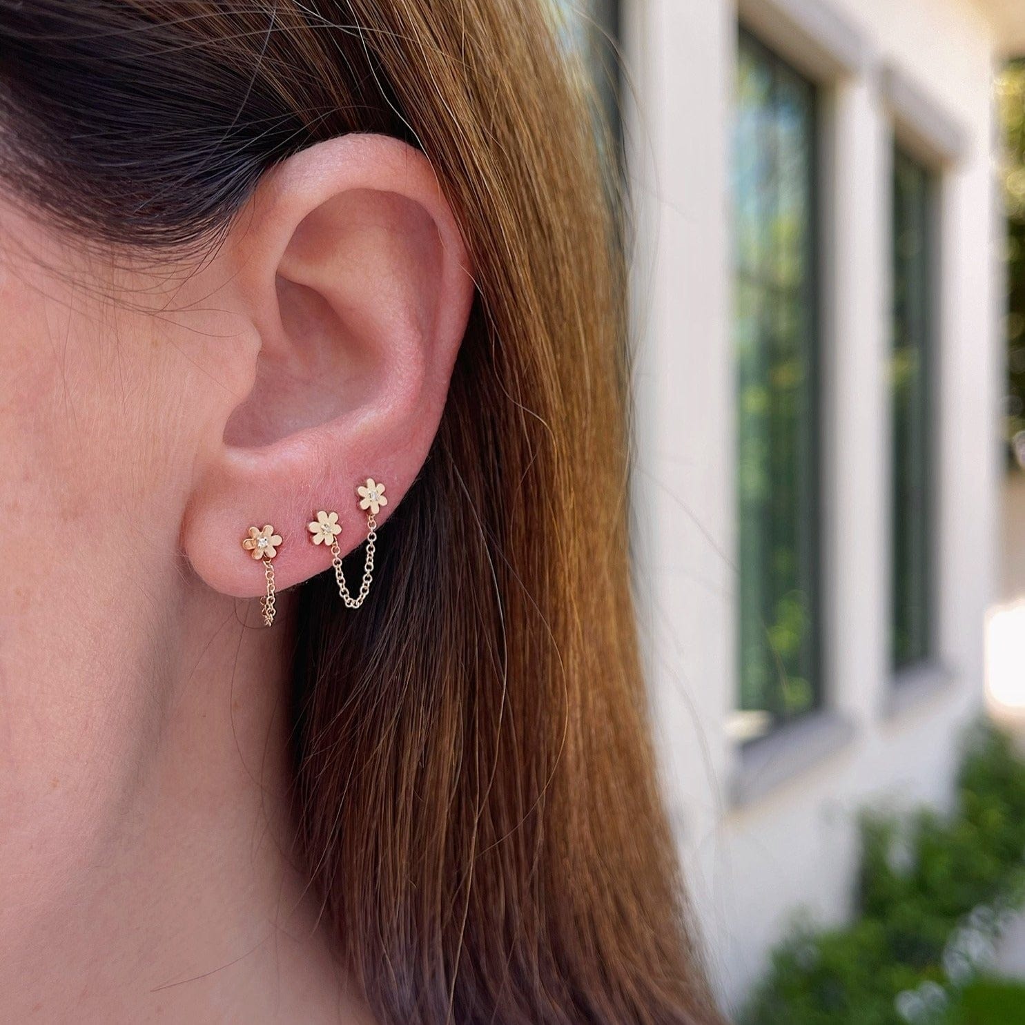 EF COLLECTION EARRINGS Chain Earring Enhancer
