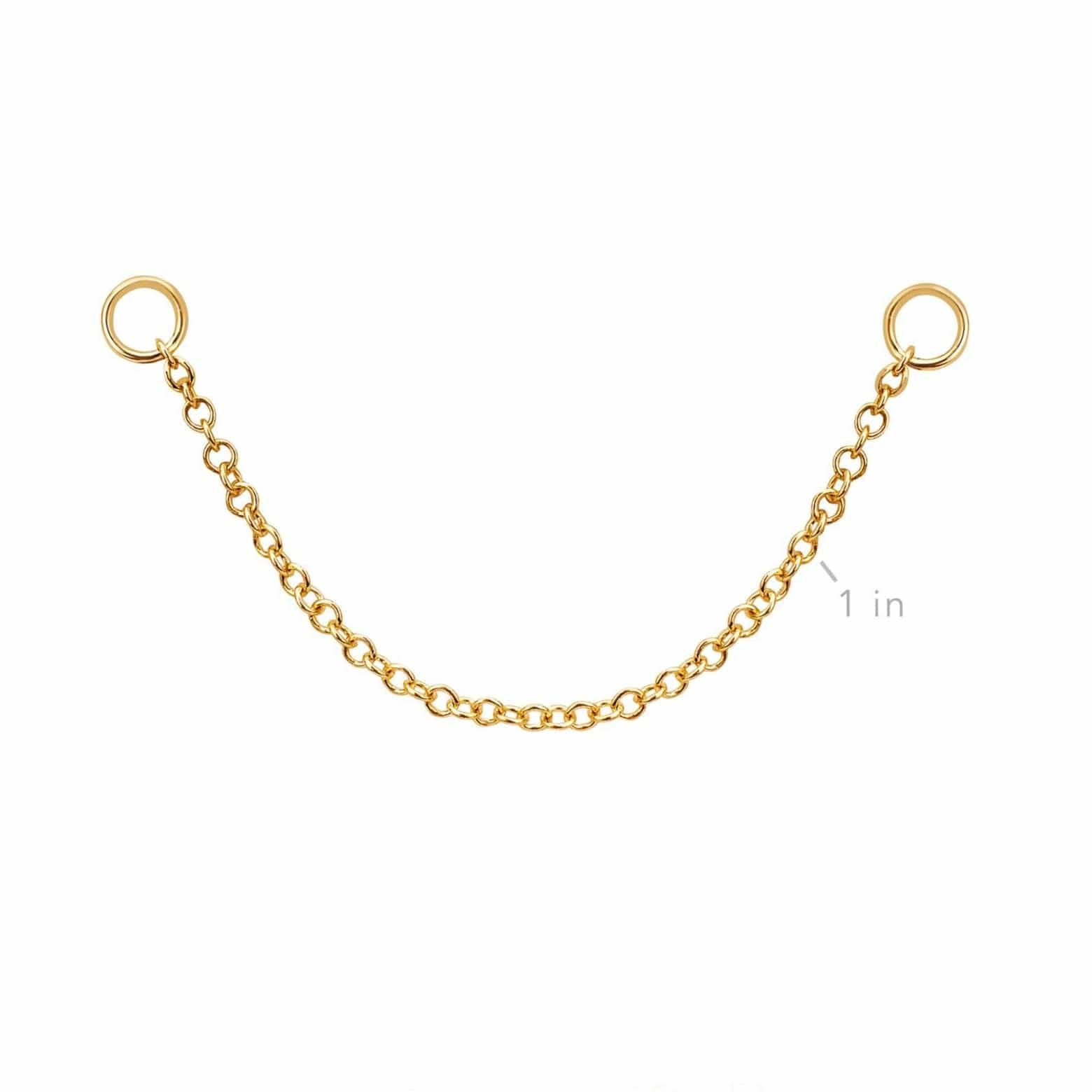 EF COLLECTION EARRINGS Chain Earring Enhancer