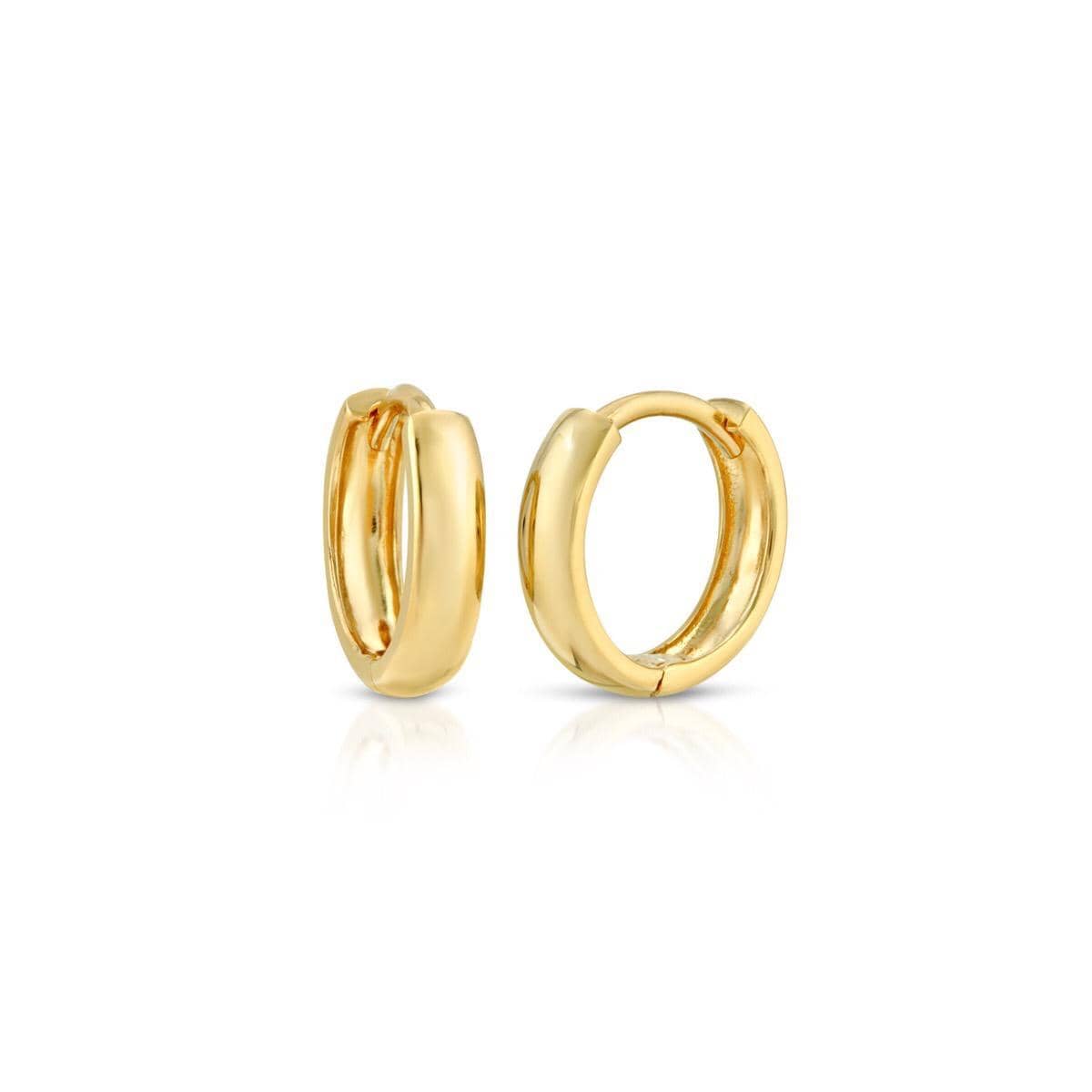 CLA EARRINGS Chubby Huggie Small
