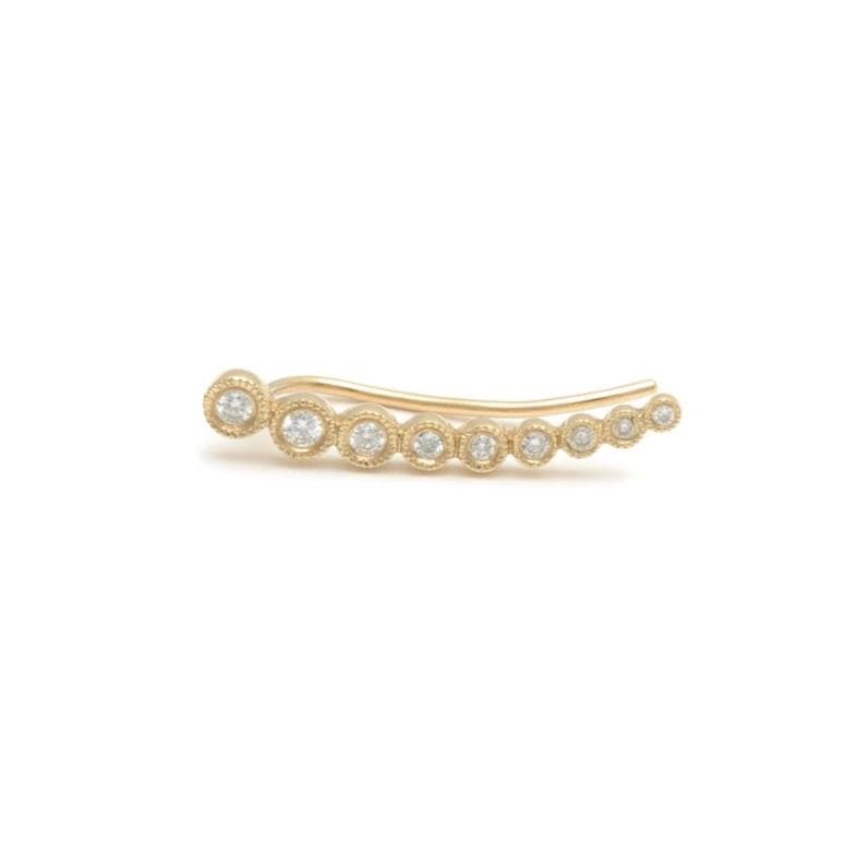Amazing Grace EARRINGS Diamond Ear Crawler Single Earring
