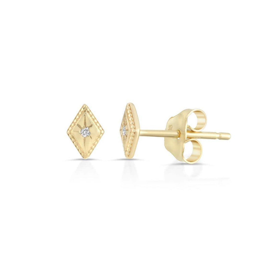 Curated Los Angeles EARRINGS Diamond Starburst Stud Earrings