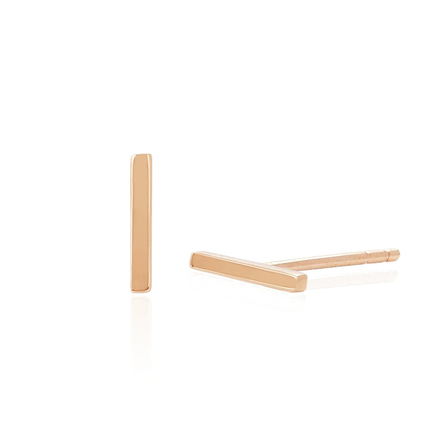 Gold Bar Studs