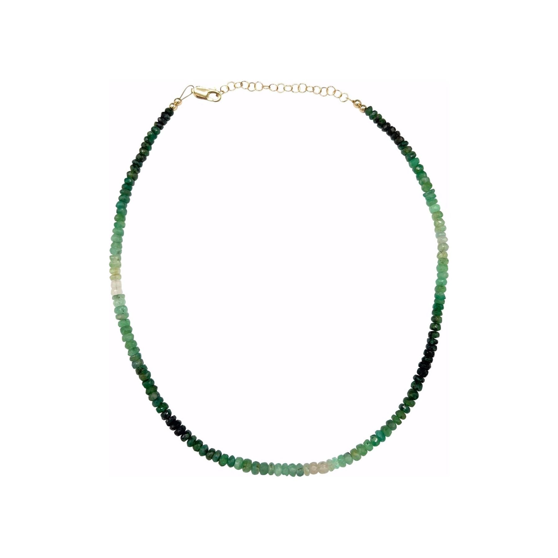 Emerald Ombre Necklace