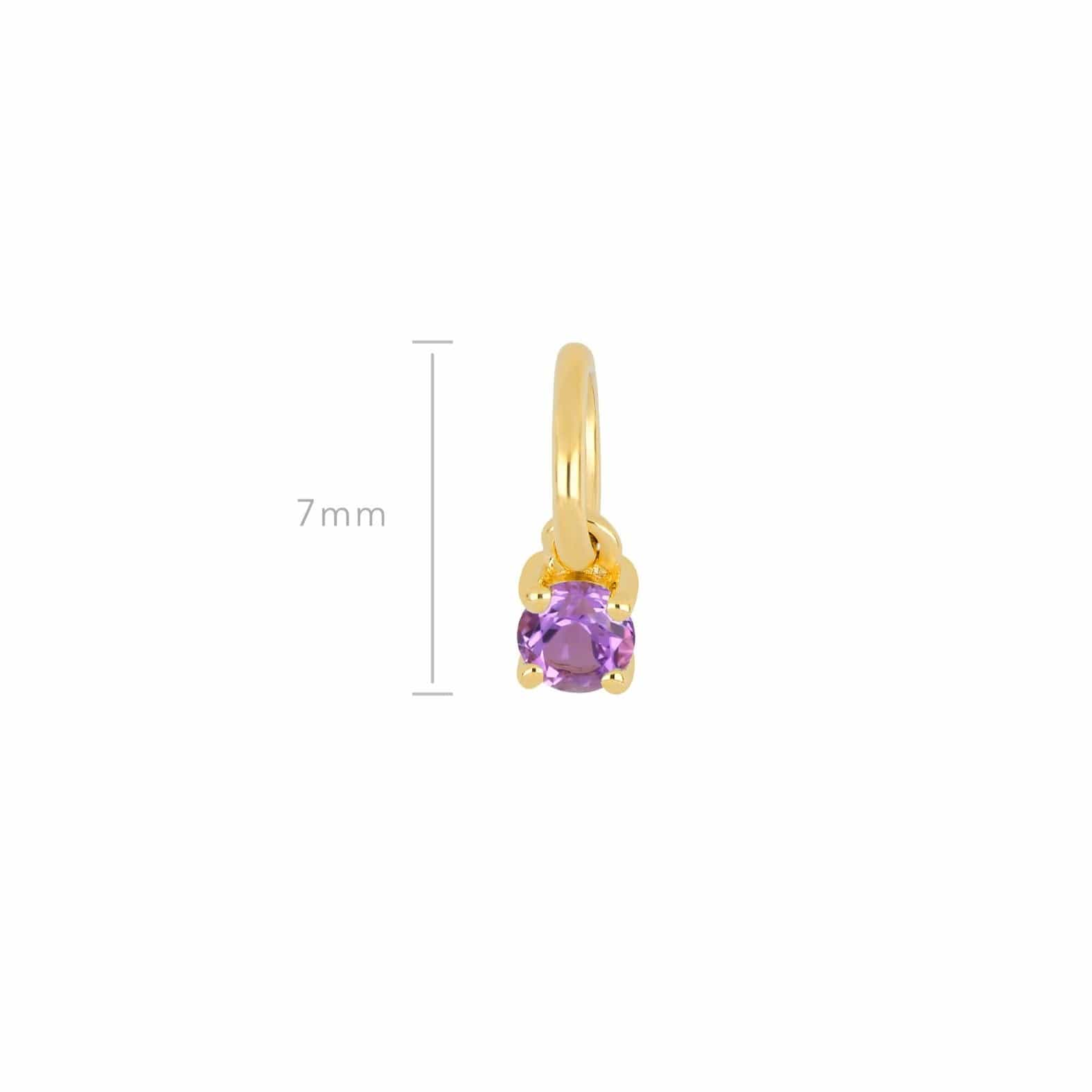 EF COLLECTION NECKLACES Petite Birthstone Charm