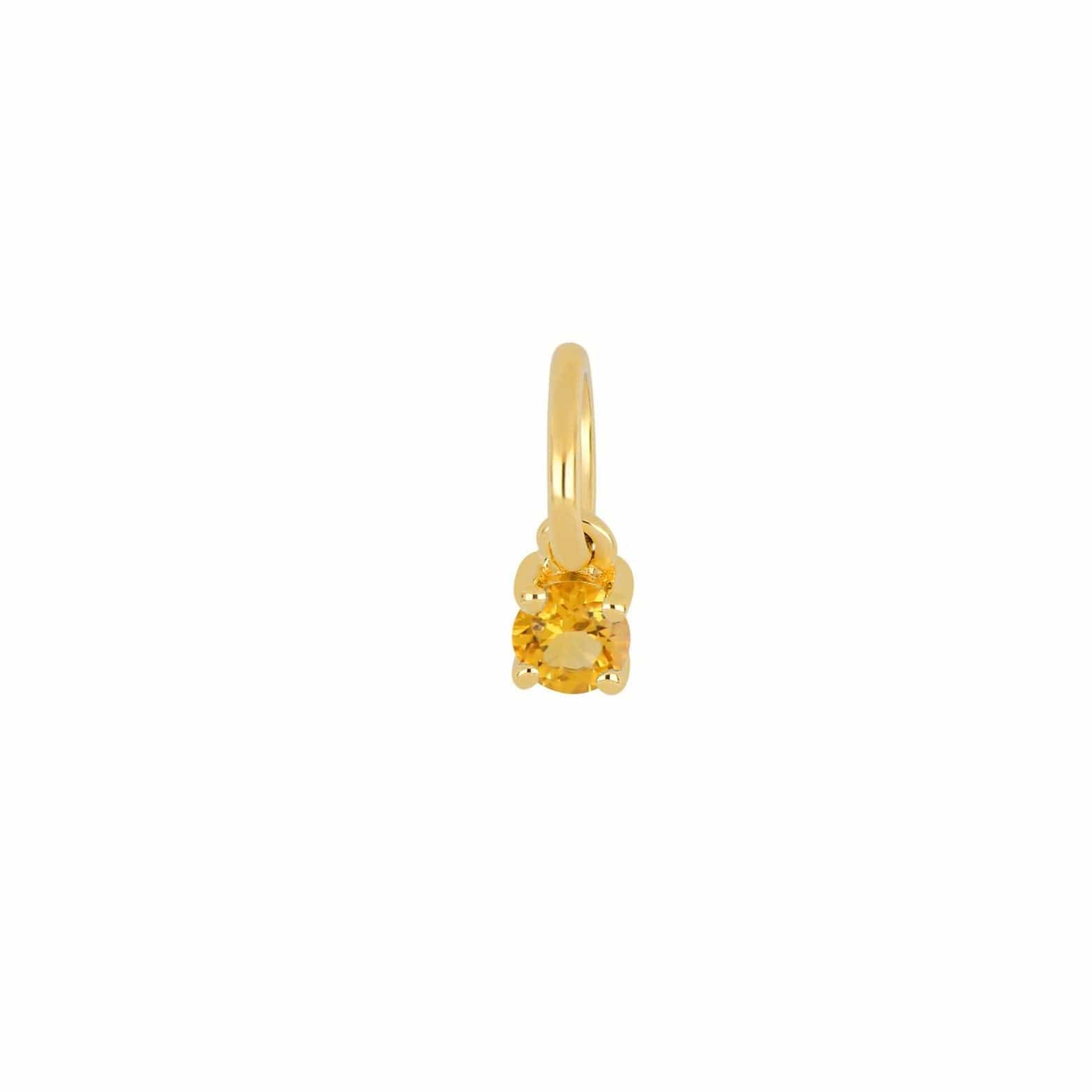 EF COLLECTION NECKLACES November - Citrine Petite Birthstone Charm