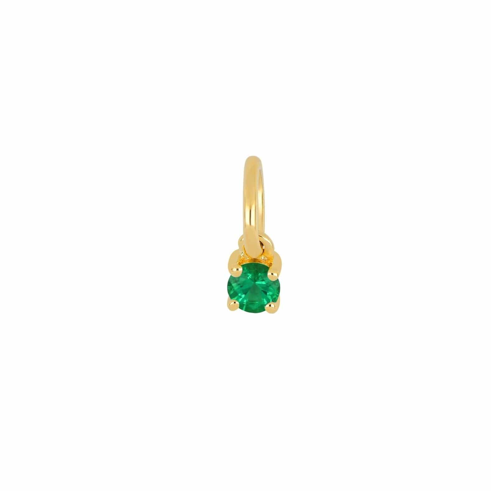 EF COLLECTION NECKLACES May - Emerald Petite Birthstone Charm